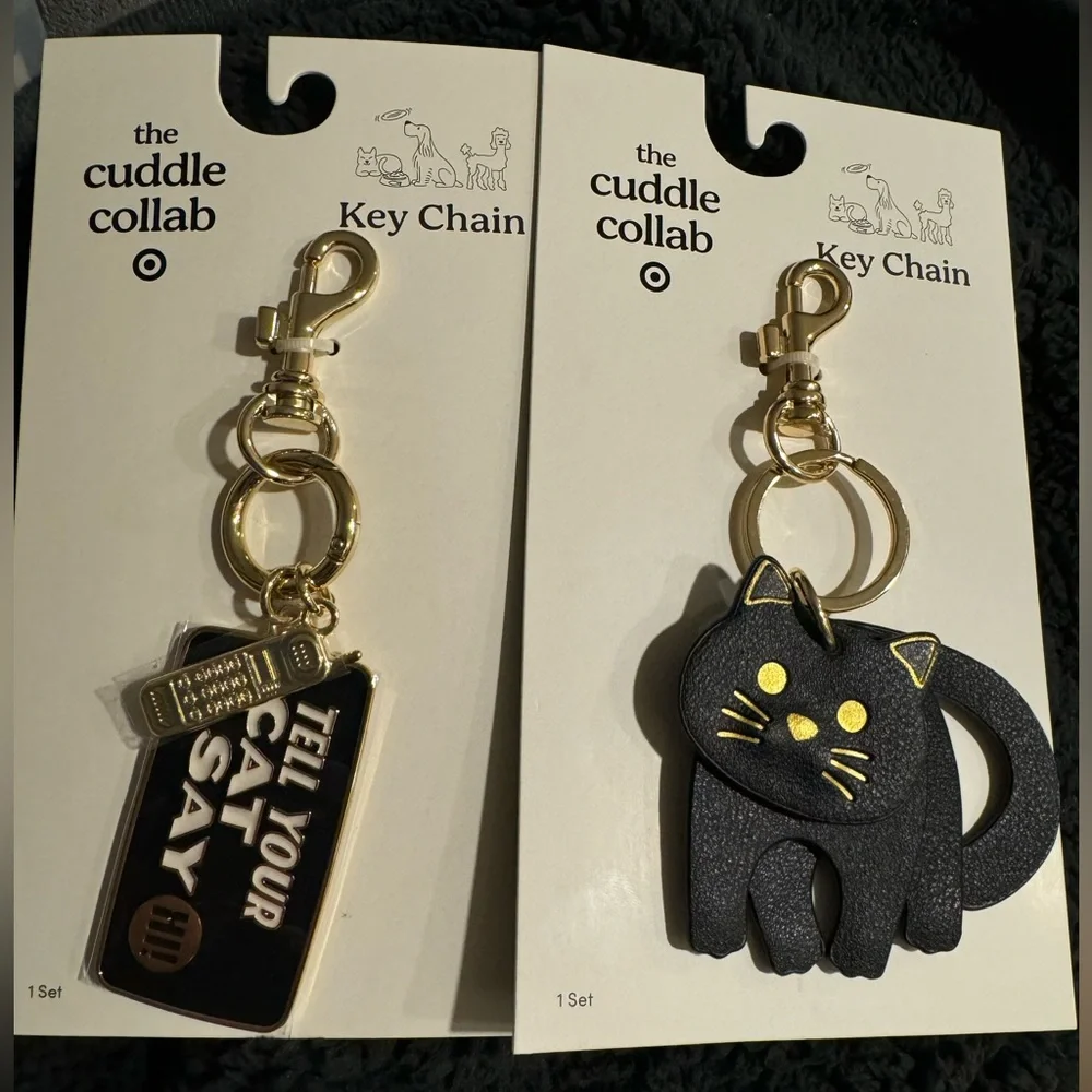 The Cuddle Collab Cat Keychain Bundle NWT